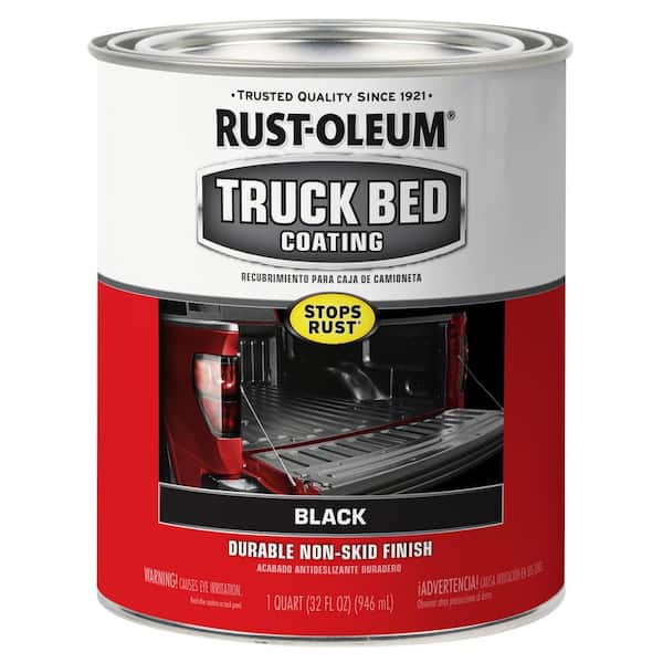 Rust-Oleum Automotive 1 qt. Black Truck Bed Coating (4-Pack)