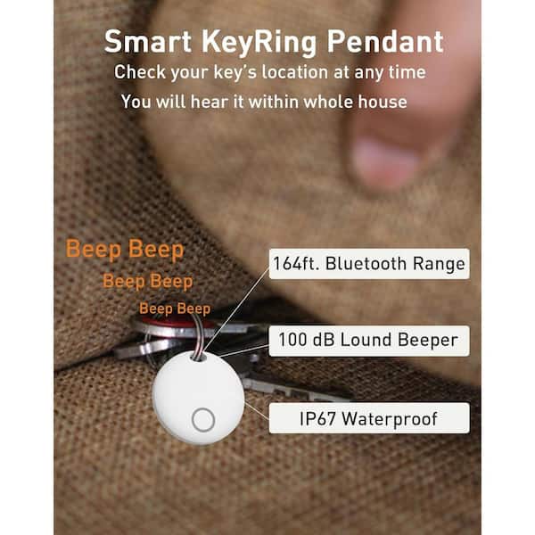Air Tracker Tag-2 Pack, Item Finder Works With Find My App (iOS - View #3