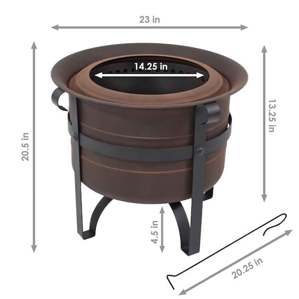 Amazon.com : Solo Stove Bonfire 2.0 with Stand, 19.5 Inch
