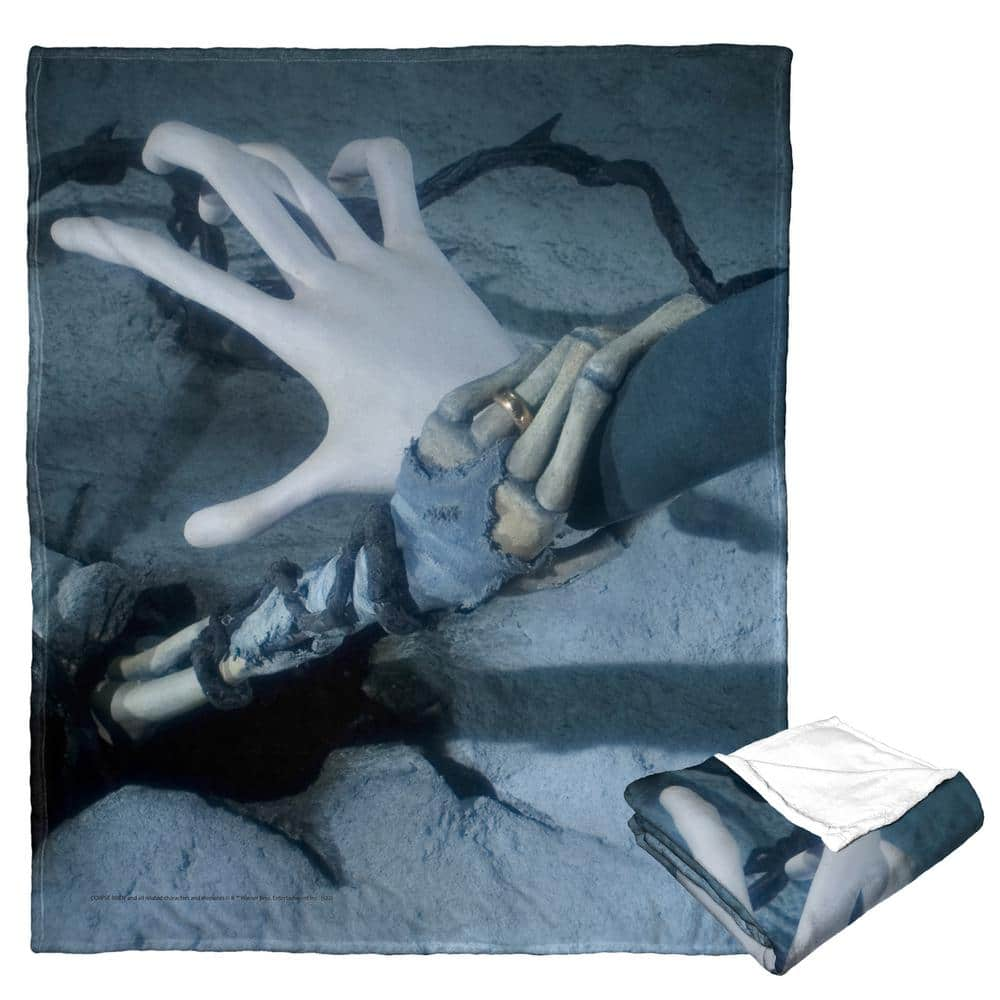 THE NORTHWEST GROUP Corpse Bride Silk Touch Multi-Colored Throw Blanket Hand in Unholy Matrimony