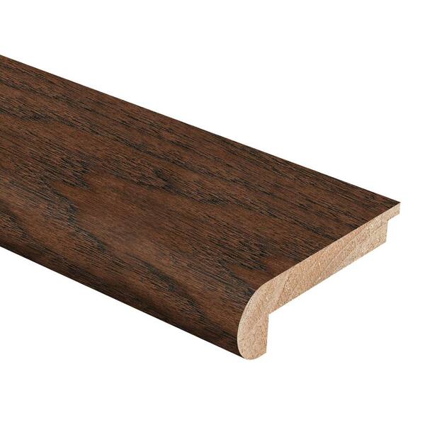 Zamma Benson Hickory 3/8 in. Thick x 2-3/4 in. Wide x 94 in. Length Hardwood Stair Nose Molding Flush