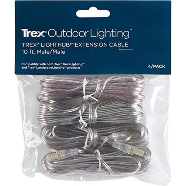 Trex Light Hub™ (4 Pack) 10 Ft. Male Wire