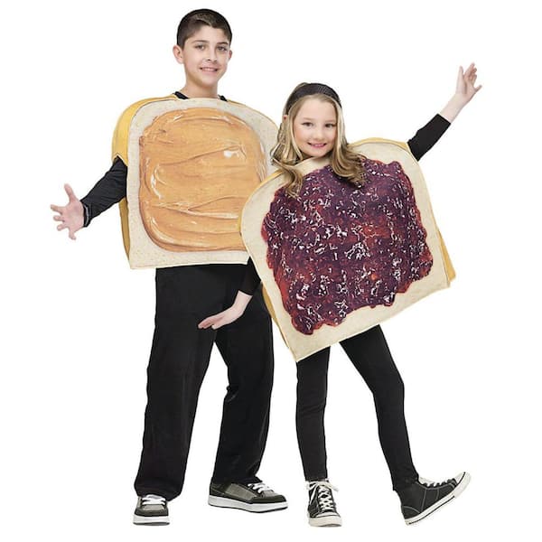 Fun World Kids Peanut Butter N Jelly Costume - Kids Halloween Costume