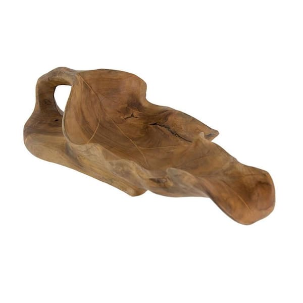 27 qts. Small Natural Wood Indoor Wood Novelty Planter and (9.8 in. L x 9.8 in. W x 7.9 in. H)