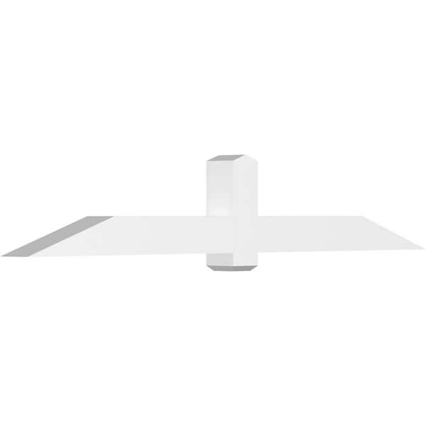 Ekena Millwork Eugene 96 in. W x 16 in. H x 6 in. D Signature Polyurethane Bracket