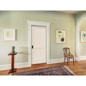 36 in. x 96 in. Monroe Primed Right-Hand Smooth Solid Core Molded Composite MDF Single Prehung Interior Door