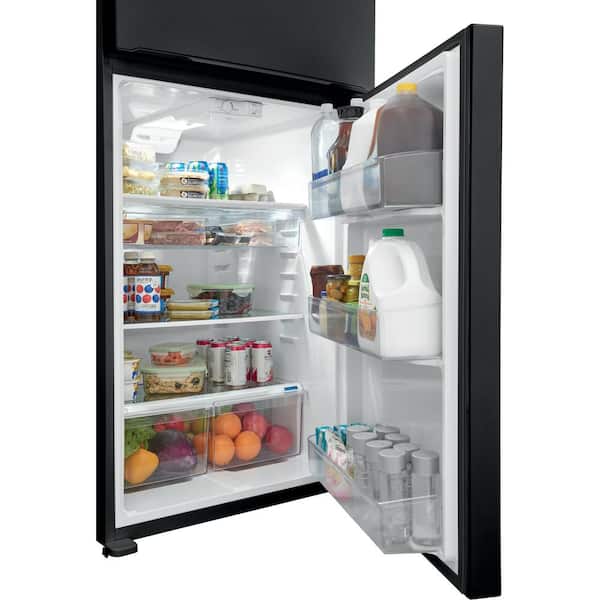 30 in. 20 cu. ft. Garage Ready Top Freezer Refrigerator in Black
