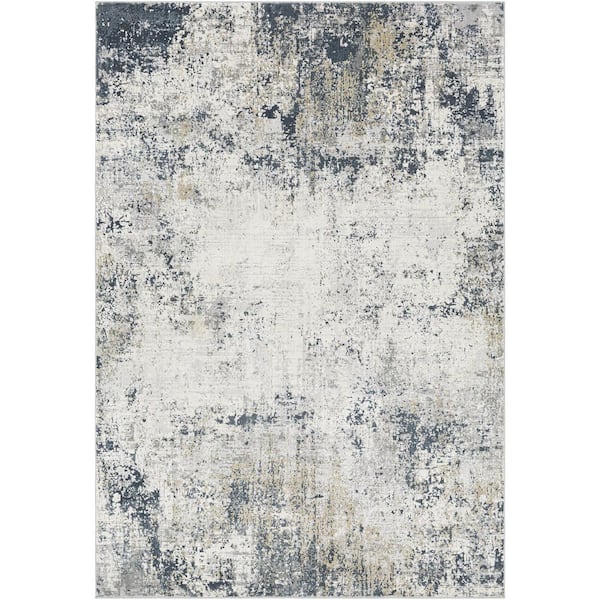 Norland Denim Modern Abstract 6 ft. 7 in. x 9 ft. 6 in. Area Rug