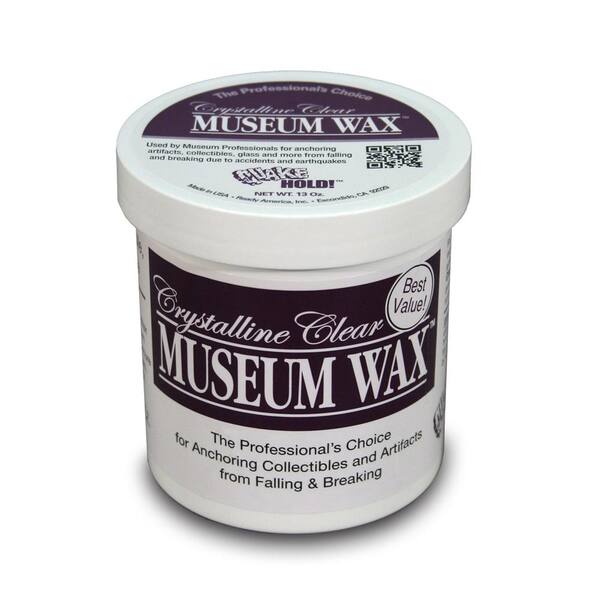 QuakeHOLD! 13 oz. Crystalline Clear Museum Wax 44111 - The Home Depot