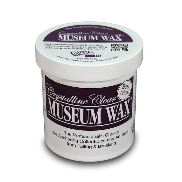 QuakeHOLD! 13 oz. Crystalline Clear Museum Wax