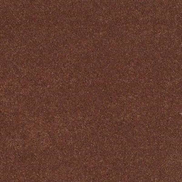 SoftSpring Carpet Sample - Tremendous I - Color Paprika Texture 8 in. x 8 in.