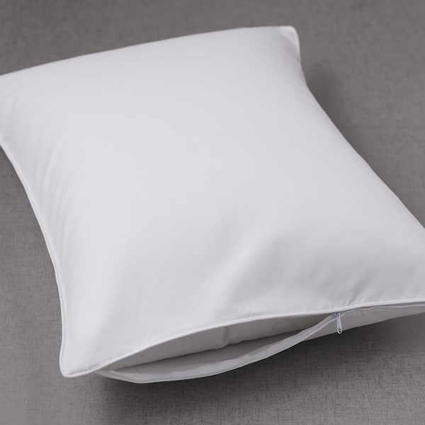 Allied Home Allergen Barrier Zippered Pillow Protector - Dust Mite/Bed Bug Proof