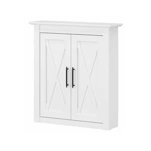 Key West 23.7 in. W x 6.61 in. D x 25.79 in. H Bathroom Storage Wall Cabinet in White Ash