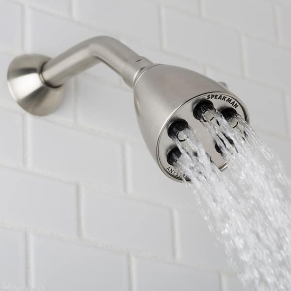 Speakman Icon 3-Spray Patterns with 2.5 GPM 2.8 shops in. Wall Mount Fixed Shower Head