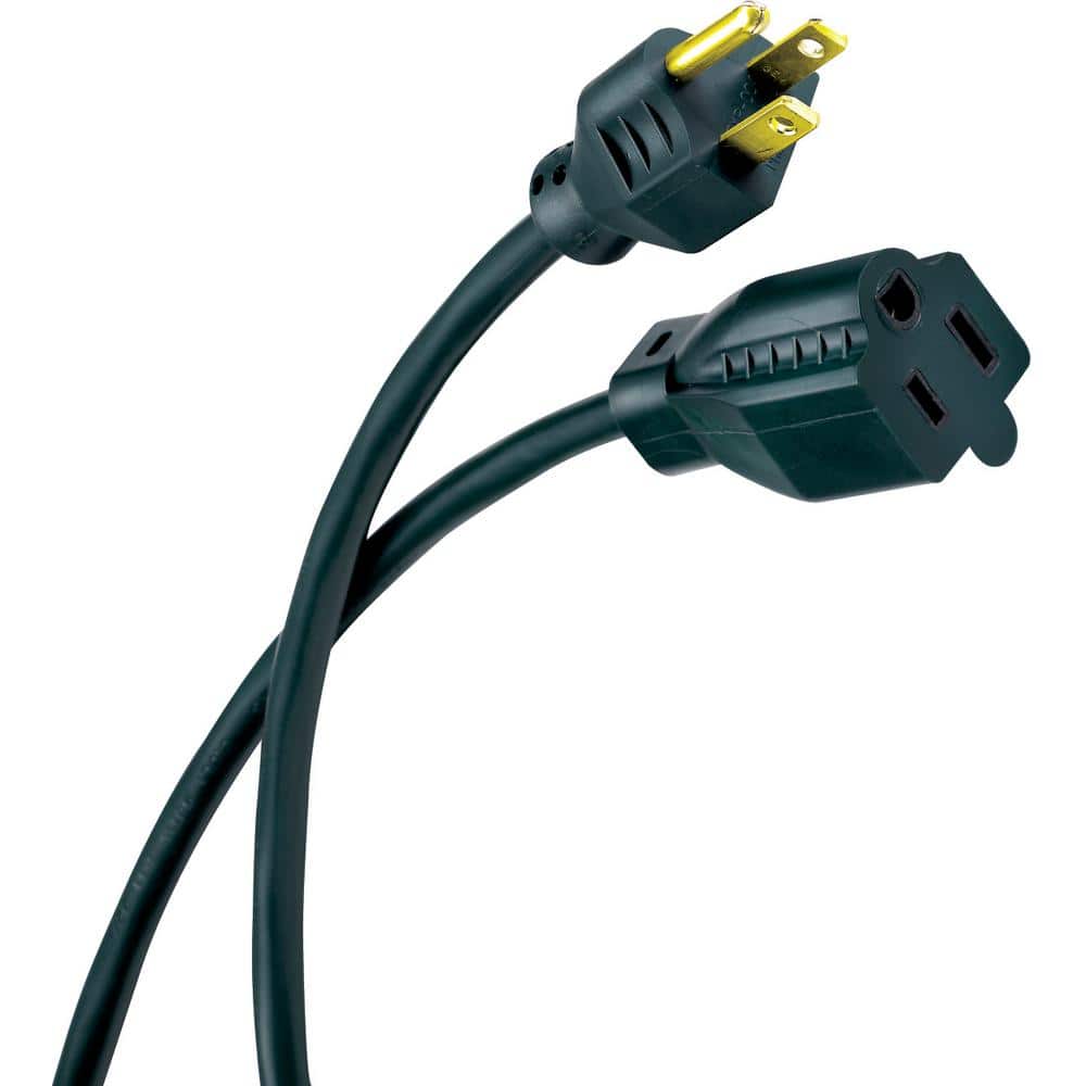 HDX 55 Ft. 16/3 Green Outdoor Extension Cord (1-Pack)