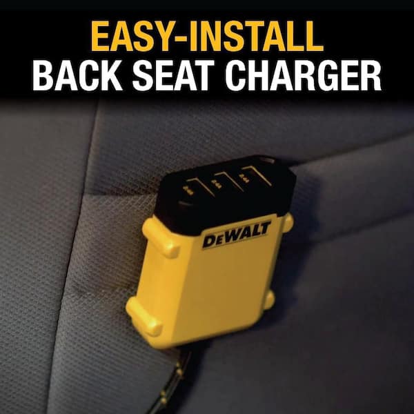 DEWALT - 5-Port Front and Back Seat Mobile USB PD Charger