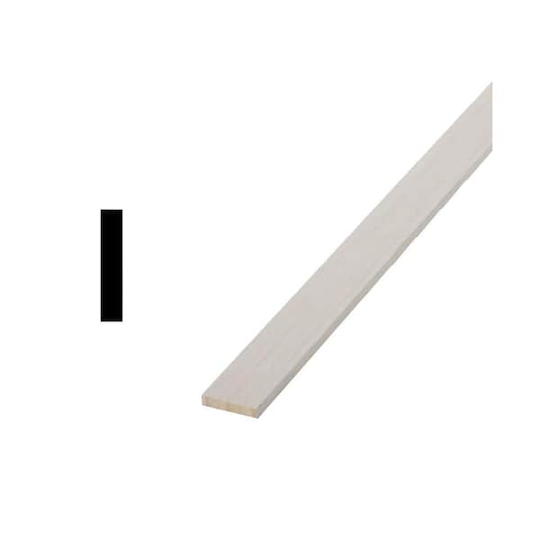LWM 266 - 1/4 in. x 1-1/2 in. Primed Finger-Jointed Lattice Molding