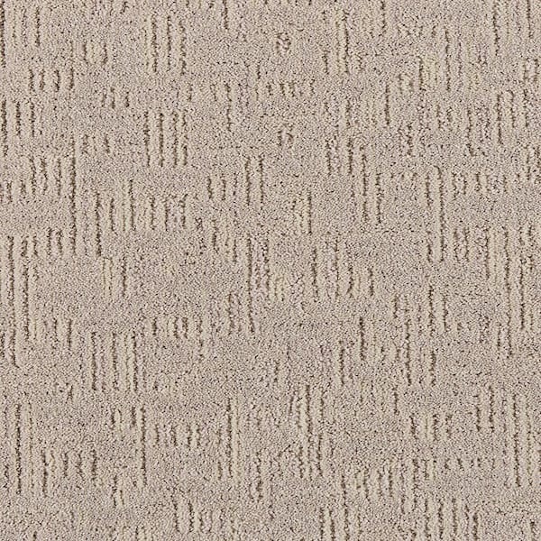 Star of the Show Seaside Bliss Beige 37 oz. Polyester Pattern Carpet - Installation Required