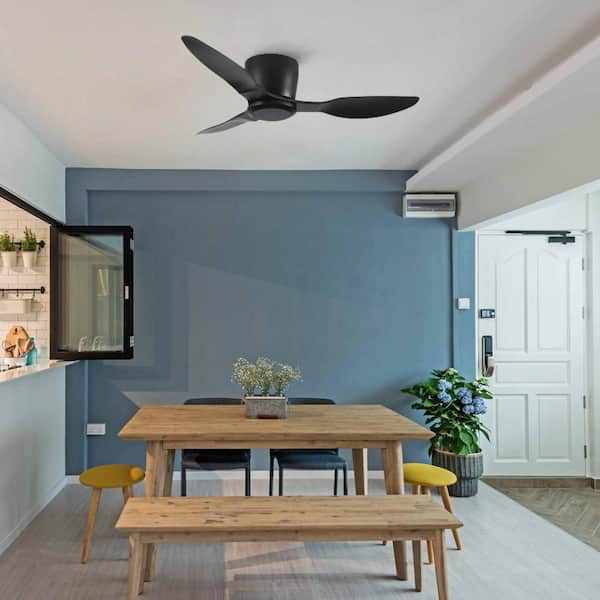 ZephyrGlow 40 in. Indoor Low Profile Ceiling Fan without Light，included Remote Control for Bedroom or Living Room