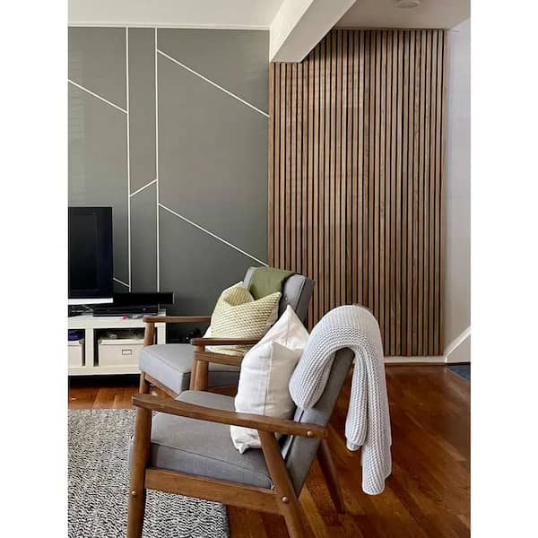 e-Joy 106 x 12.6 Acoustic Slat Wood Wall Panels & Reviews