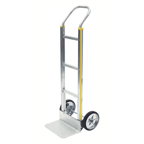 600 lb. Capacity Modular Aluminum Flowback Handle Truck with 8 in. Mold-On Tires