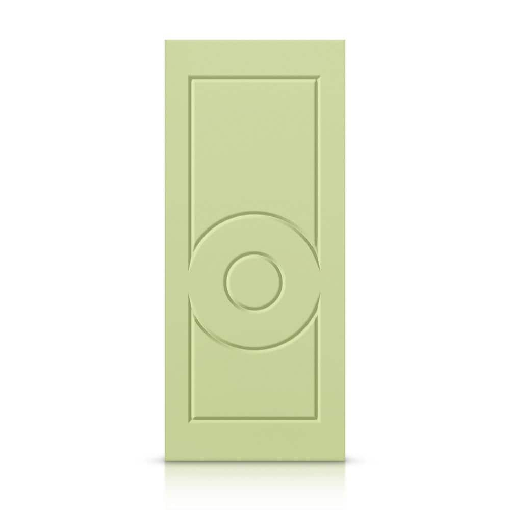 Reviews for CALHOME 30 in. x 80 in. Hollow Core Sage Green Stained ...