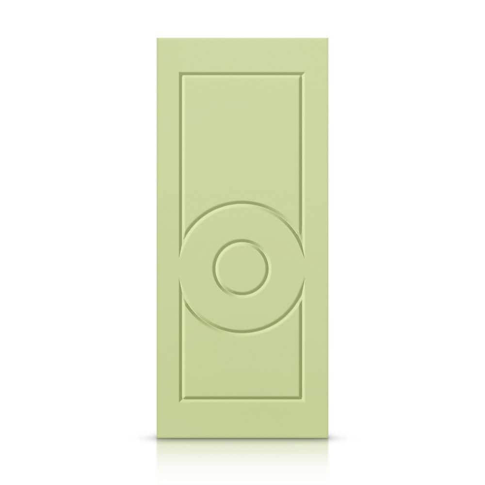 36 in. x 96 in. Hollow Core Sage Green Painted Composite MDF Interior Door Slab price history on PriceWatchPro