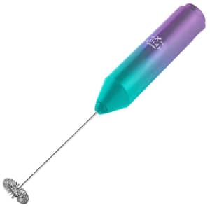 FrothMate Powerful Milk Frother - Purple Teal Fade