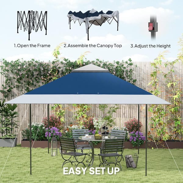 gonex camping zelt 6 personen Tent 10 Person Automatic Dome Waterproof Instant Setup Family Windproof Instant Tent for Camping Hiking Fishing Trekking Outdoor Festival Sports & Outdoors Farbe:Einstellen heat reducing shade sail ground comfort Kissenbox 454L Grau Garten