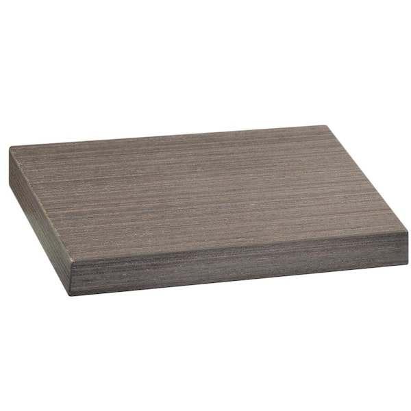 Fresca 4 in x 6 in. Allier/Torino Collection Bathroom Vanity Melamine Veneer Sample in Gray Oak