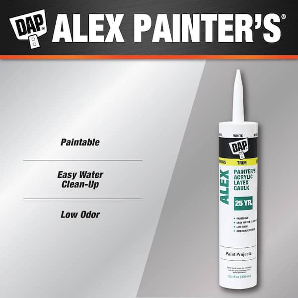 Alex Painter's 10.1 oz. White All-Purpose Acrylic Latex Caulk (30-Pack)