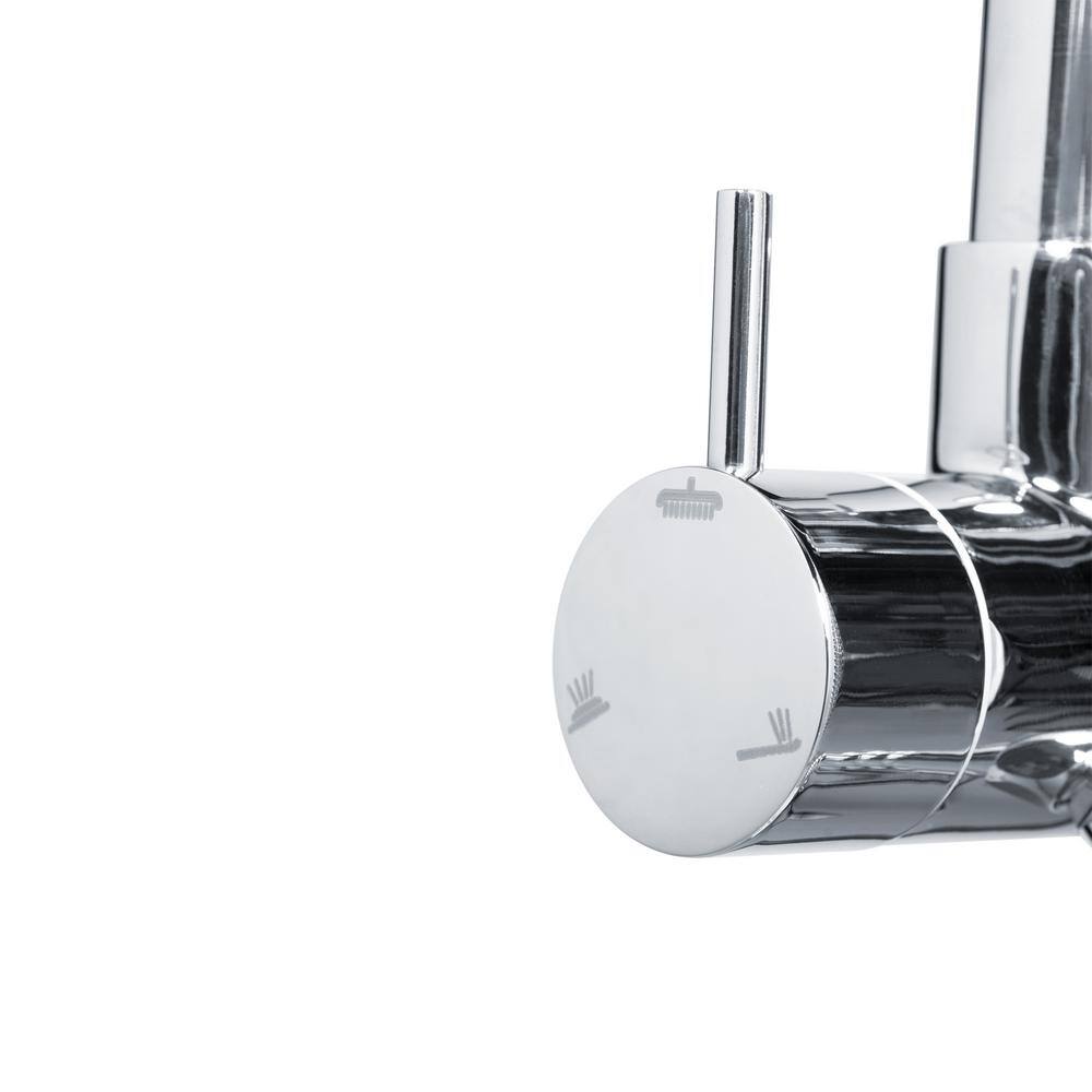 Chrome Multi-Function Rain Shower System with Handheld