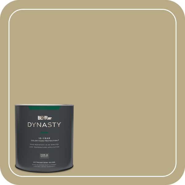 BEHR DYNASTY 1 qt. #PPU8-08A Makrut Lime Semi-Gloss Enamel Exterior Stain-Blocking Paint & Primer