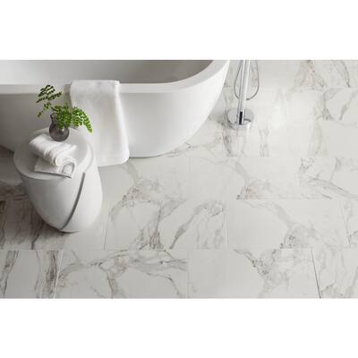 White - Porcelain Tile - Tile - The Home Depot