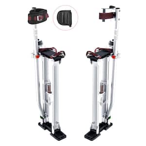 Drywall Stilts 24 in. to 40 in. Adjustable Aluminum Tool Stilts Durable and Non-slip Work Stilts
