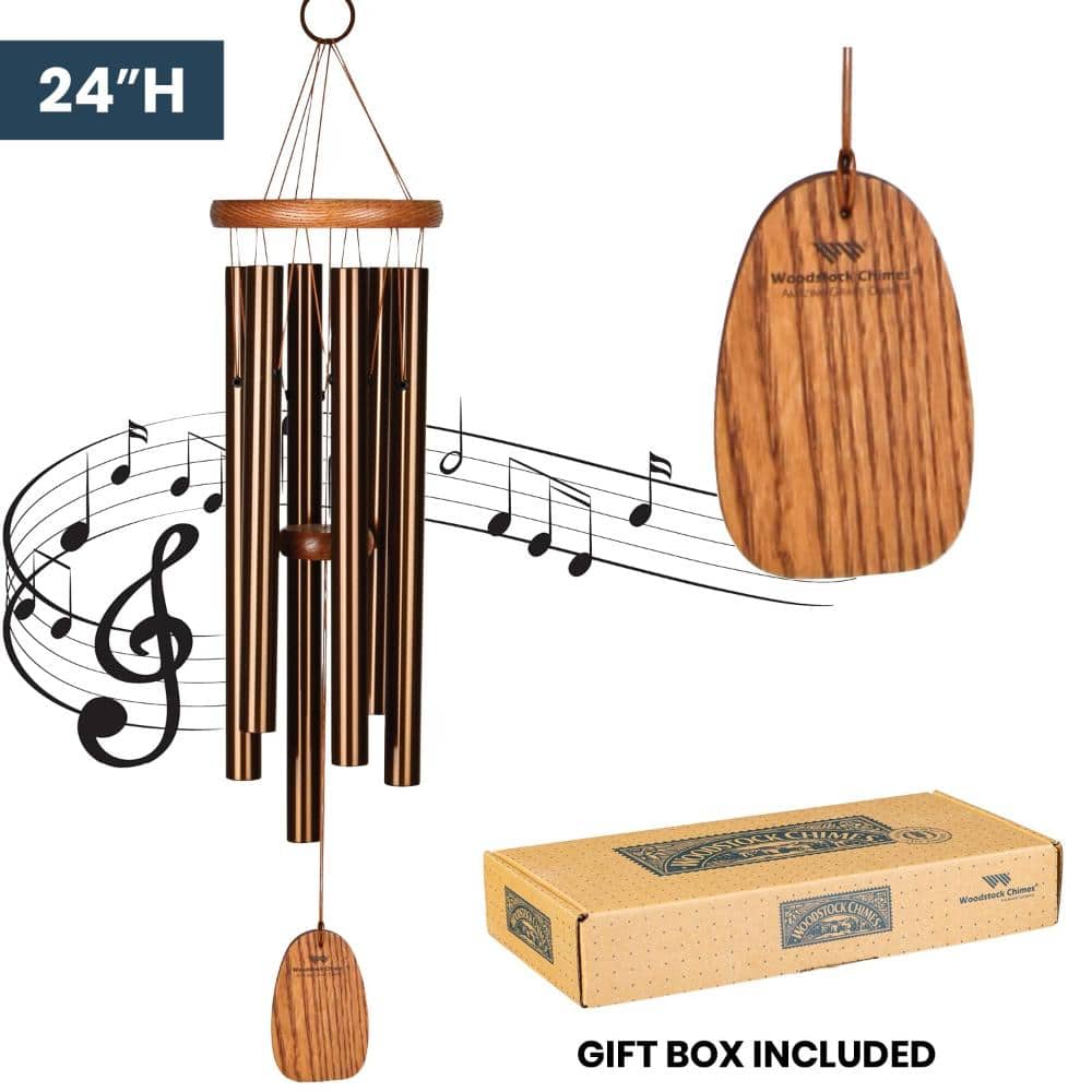 24 in. Wind Chime Amazing Grace Tune Bronze 1-Piece price history on PriceWatchPro
