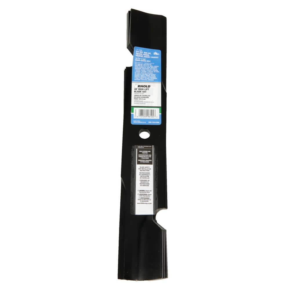 Replacement High Lift Blade Set for Select 48 in. Riding Lawn Mowers with 5