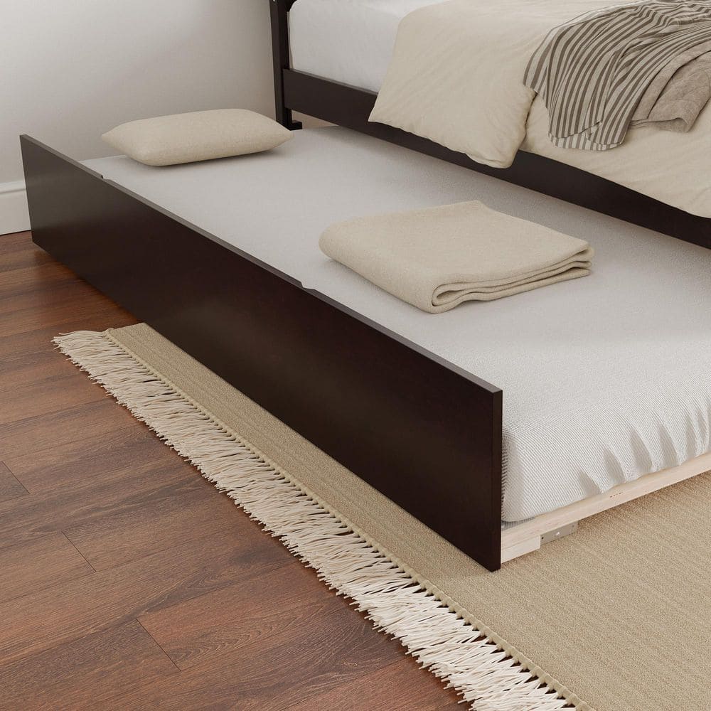 Urban Trundle Bed Twin Extra Long in Espresso price history on PriceWatchPro