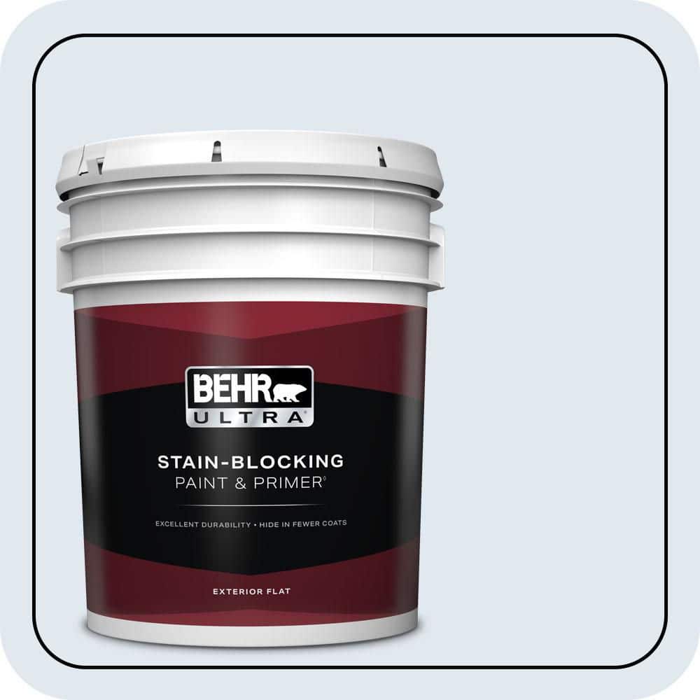 5 gal. #M540-1 Bellflower Blue Flat Exterior Paint & Primer price history on PriceWatchPro