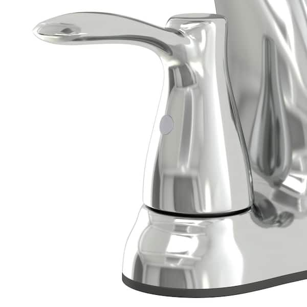 Glacier Bay Gable 4 in. Centerset 2-Handle Mid-Arc Bathroom Faucet