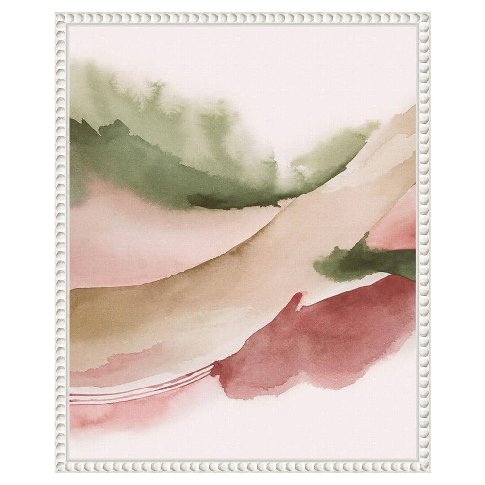 Grace Popp Strawberry Waves I Abstract Canvas Wall Art