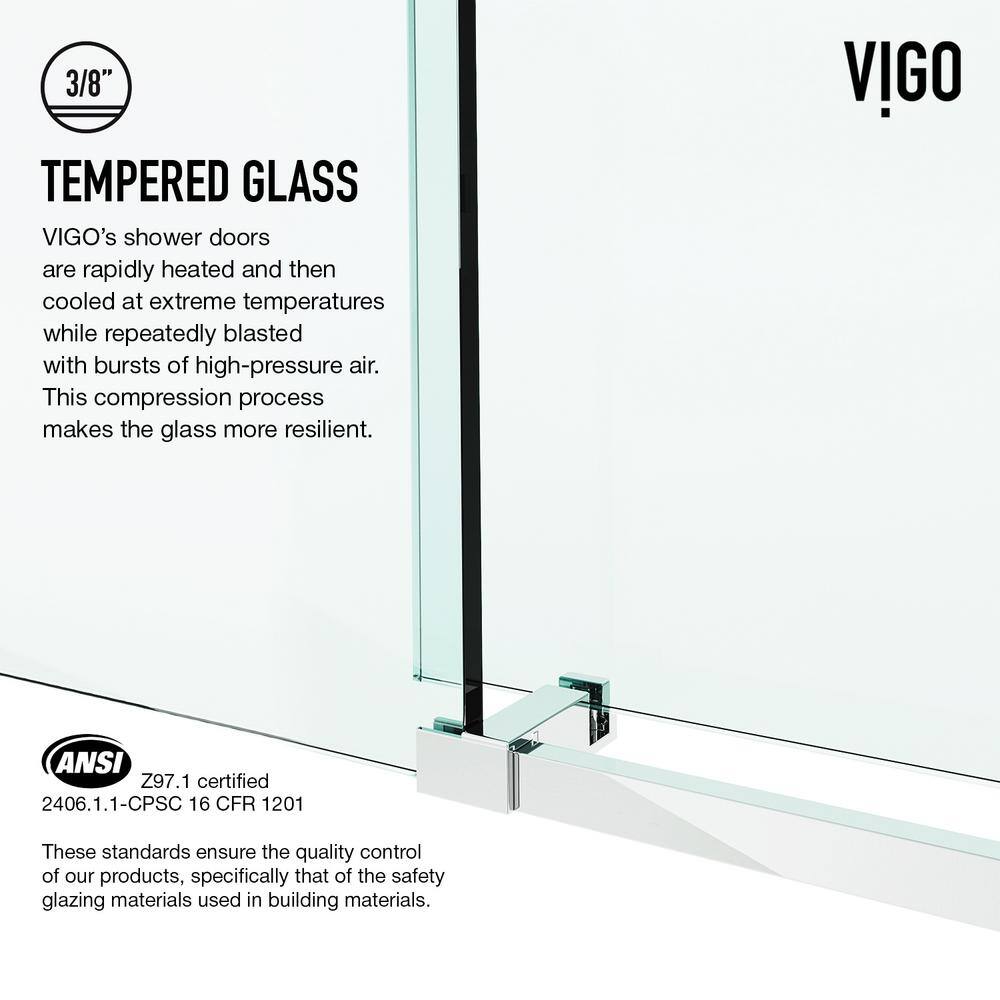 Elan E-Class Chrome Frameless Sliding Shower Enclosure with Clear Glass