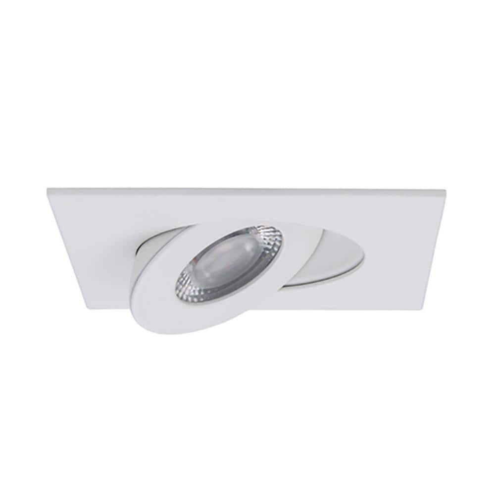 Lotos 3.5'' White Aluminum Canless LED Recessed Lighting Kit
