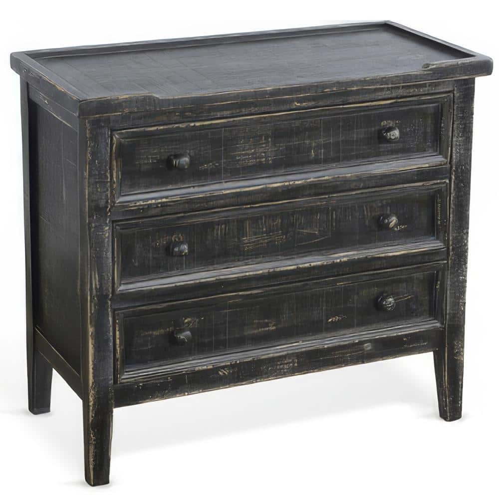 28 in. Black Rectangular Wooden Top End Table price history on PriceWatchPro
