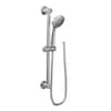 MOEN 1-Spray Eco-Performance 4 in. Hand Shower with Slide Bar in Chrome ...