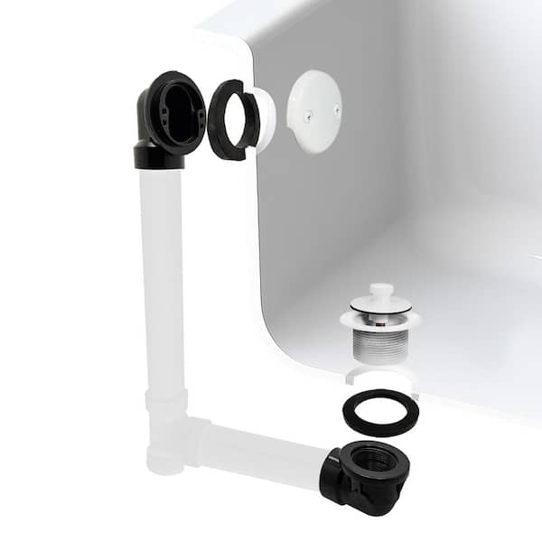 Westbrass Sch. 40 ABS 1-1/2 in. Course Thread Plumber's Pack Twist