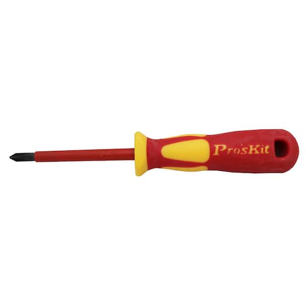 Pro'sKit #1 Phillips 1000V Insulated Screwdriver