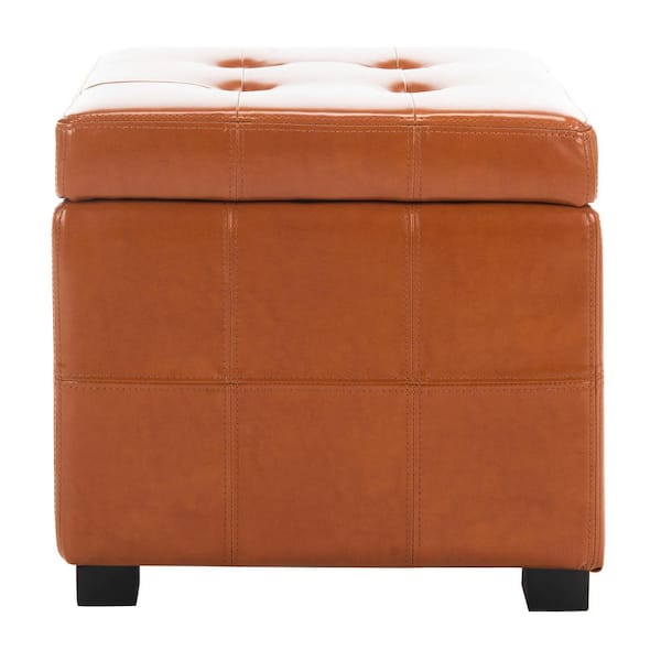 SAFAVIEH Maiden Saddle Storage Ottoman