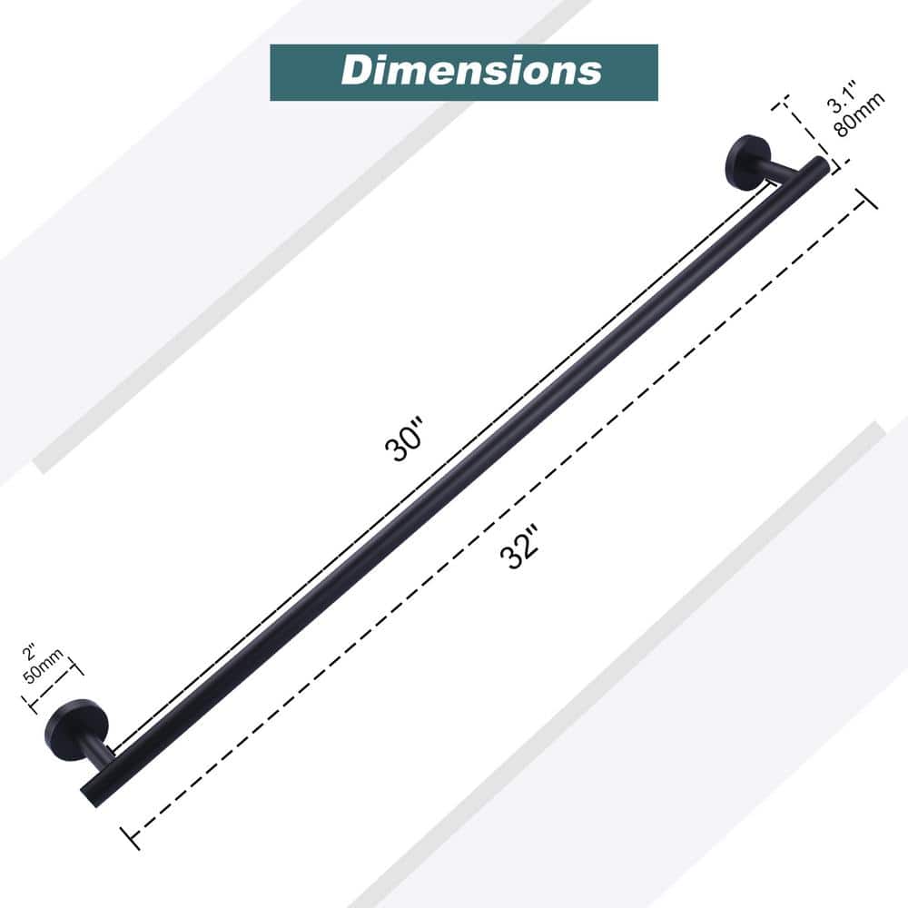 Wall Mounted Towel Bar SUS304 Bathroom Hardware