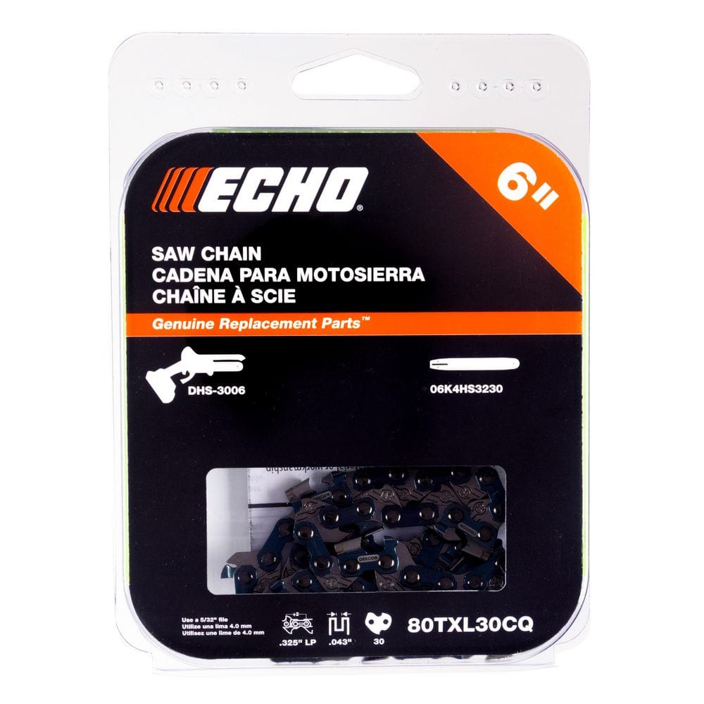 TXL Micro Chisel 6 .043-Gauge Chainsaw Chain 30 Drive Links .325 Low Profile Pitch for DHS-3006 56V Hand Pruning Saw